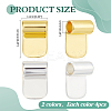 18Pcs 2 Styles Rack Plating Brass Glue-on Flat Pad Bails KK-AR0001-80A-2