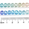 Transparent Painted Glass Beads Strands DGLA-A034-T8mm-A14-4