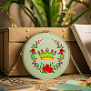 4 Sheets 11.6x8.2 Inch Stick and Stitch Embroidery Patterns DIY-WH0455-157-7