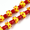 Handmade Lampwork Beads Strands X-LAMP-N024-09I-2