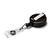 Flat Round ABS Plastic Badge Reel AJEW-I053-37F-3