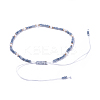 Adjustable Nylon Thread Braided Beads Bracelets BJEW-JB04377-03-3