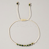Natural Birthstone Braided Bead Bracelets for Women X-VA8051-5-1