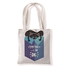 Cute Cat Printed Canvas Women's Tote Bags PW-WG7E628-06-1