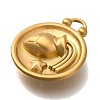 PVD Vacuum Plating 304 Stainless Steel Pendants STAS-S148-30G-11-2