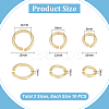 Unicraftale 30Pcs 3 Styles 304 Stainless Steel Jump Ring STAS-UN0054-61-3