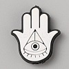 Evil Eye PVC Plastic Beads LS-SIL-SZC0005-08H-1