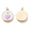 Brass Pendants ZIRC-I044-01C-2