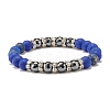 Synthetic Hematite & Natural Mixed Stone Round Beads Stretch Bracelet for Women BJEW-JB07485-5