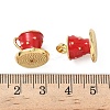 Brass Enamel 3D Cup Charms KK-I371-36G-02-3