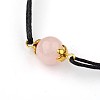 Gemstone Adjustable Link Bracelets X-BJEW-JB01554-03-2