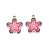 304 Stainless Steel Enamel Pendants STAS-D384-05B-G-1