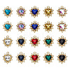20Pcs 10 Colors Golden Alloy Pendants FIND-FI0001-25-1