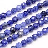 Natural Sodalite Beads Strands X-G-G545-16-1