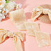 5 Yards Polyester Frayed Ribbon OCOR-WH0082-226B-04-3