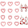 12Pcs 12 Styles Plastic Clay Pressed Molds DIY-WH20048-071-1