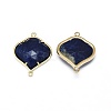 Natural Gemstone Links connectors G-L514-018-3