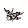 Eagle/Hawk Charm Retro 304 Stainless Steel Big Pendants STAS-F011-05-1