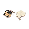 Halloween Theme Alloy Enamel Pendants PALLOY-N176-33-RS-2