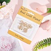 6Pcs 3 Styles Rack Plating Brass Micro Pave Clear Cubic Zirconia Pendants KK-BBC0015-26-6