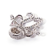 Brass Micro Pave Cubic Zirconia Links Connectors ZIRC-L090-040P-2