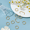 10Pcs Ion Plating(IP) 304 Stainless Steel Hoop Earrings for Women EJEW-ME0001-06-4