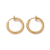 Ion Plating(IP) 304 Stainless Steel Clip-on Earrings EJEW-M218-03B-G-3