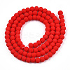 Opaque Glass Beads Strands GLAA-T032-P4mm-MD04-3