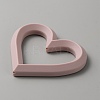 Heart Food Grade Eco-Friendly Silicone Focal Beads SIL-WH0018-26A-2