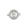 Religion Alloy Crystal Rhinestone Connector Charms FIND-WH0159-01-1
