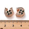 Alloy Rhinestone European Beads FIND-Q115-09RG-3