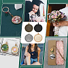 20Pcs 4 Colors Alloy Pendant Cabochon Settings FIND-PH0029-11-5