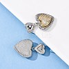 Brass Micro Pave Clear Cubic Zirconia Dangle Earrings EJEW-D322-01P-3