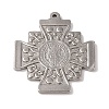 Non-Tarnish 304 Stainless Steel Pendants STAS-Z058-04P-03-1