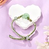 Resin Brainded Bead Bracelets BJEW-L701-03-2