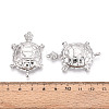 304 Stainless Steel Turtle Pendants STAS-T069-19P-3