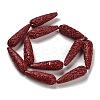 Synthetic Coral Carved Beads Strands CORA-C003-09A-02-3