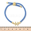 Adjustable Nylon Cord Bracelets X-BJEW-C096-01G-08-5