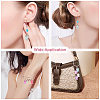 60Pcs Luminous Transparent Resin Pendants RESI-SZ0002-04-5
