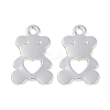 Rack Plating Alloy Pendants PALLOY-D029-16S-RS-1
