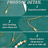 1Set S925 Sterling Silver Chain Extender Sets DIY-GO0002-29G-5