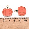 Thanksgiving Day Theme Alloy Enamel Pendants X-ENAM-T020-35I-3