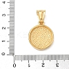 304 Stainless Steel Pendants STAS-D207-01G-3