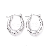 Non-Tarnish 304 Stainless Steel Hoop Earrings for Women LS-EJEW-F287-08P-1
