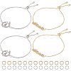 12Pcs Brass Box Chain Bracelet KK-NB0002-62-1