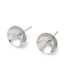 Brass Stud Earring Findings KK-A300-29D-P-1