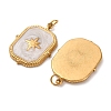 304 Stainless Steel Enamel Pendants STAS-U061-34G-A01-2