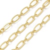 Rack Plating Oval Brass Link Chains KK-K392-61G-1