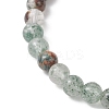 Natural Lodolite Quartz Beads Stretch Bracelets BJEW-JB13213-4