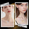 12Pcs 2 Colors 304 Stainless Steel Round Snake Chain Necklaces Set NJEW-SC0001-19-5
